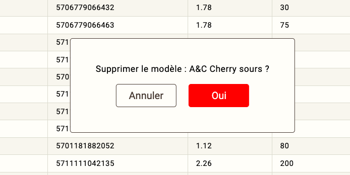 Capture de la fenêtre modale 1